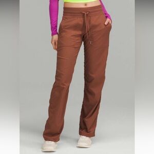 Lululemon mid rise dance studio pant size: 6 color: ancient copper